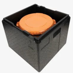 Conteneur isotherme 420x420 - 59L - Ouverture par le haut - Gilac