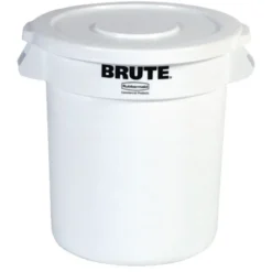 Conteneur professionnel rond blanc - 37,9 L - Rubbermaid