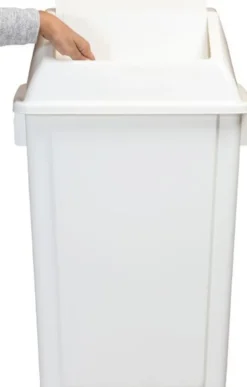 Conteneur professionnel rond blanc - 37,9 L - Rubbermaid