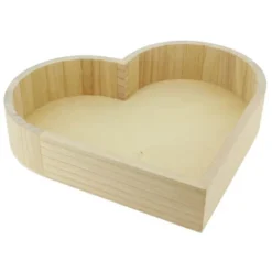 Corbeille Bois Cœur Bosco 20.5X20.5 Lot de 30 - Créapak