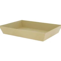 Corbeille Carton Rectangle Kraft 36X27 Lot de 30 - Créapak