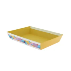 Corbeille carton rectangle Pictolia 26x20 cm - Lot de 48 - Créapak