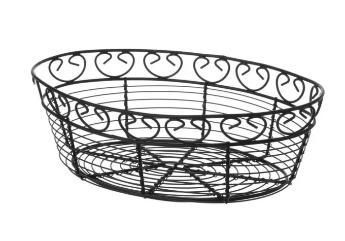 Corbeille en fil déco ovale 255x160x(H)80 mm - Hendi