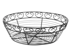 Corbeille en fil déco rond 250x(H)80 mm - Hendi