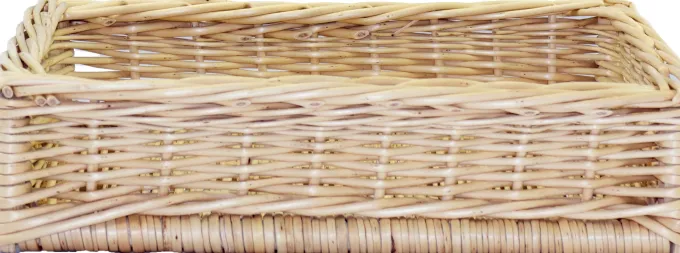 Corbeille en Osier Blanc - L2G
