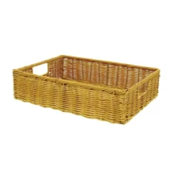 Corbeille Manne Polypropylène Carita Miel 40X30 Lot de 8 - Prolinea