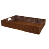 Corbeille Manne Polypropylène Marron Carita 60X40 Lot de 8 - Prolinea