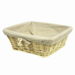 Corbeille Osier Carrée Boulangère Lot de 20 - Prolinea