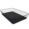 Corbeille Rectangle Métal Ajourée Steely 60X40 Lot de 8 - Prolinea