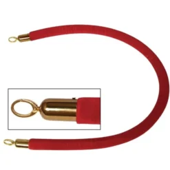 Corde rouge de barrière 1,50 m - Bolero