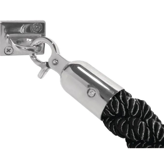 Corde torsadée pour barrière - Noire - Bolero