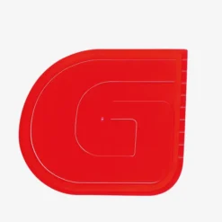 Corne demi-ronde - lot de 5 - rouge - Gilac