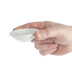 Coupelles à sauce soja Olympia Whiteware 74 mm - Lot de 12