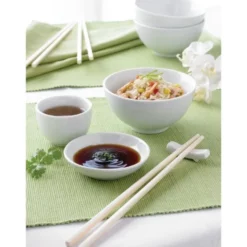 Coupelles à sauce soja Olympia Whiteware 74 mm - Lot de 12