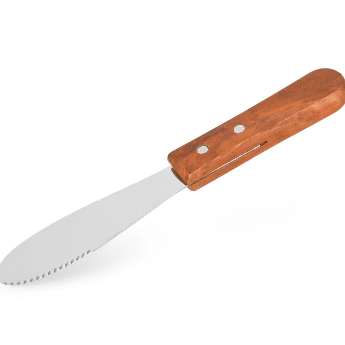 Couteau à Beurre Manche Bois L 19,7 cm - Pujadas