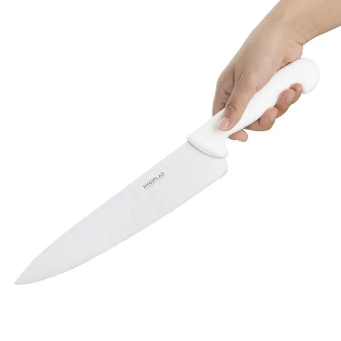 Couteau de Cuisinier Blanc Professionnel 255 mm - Hygiplas