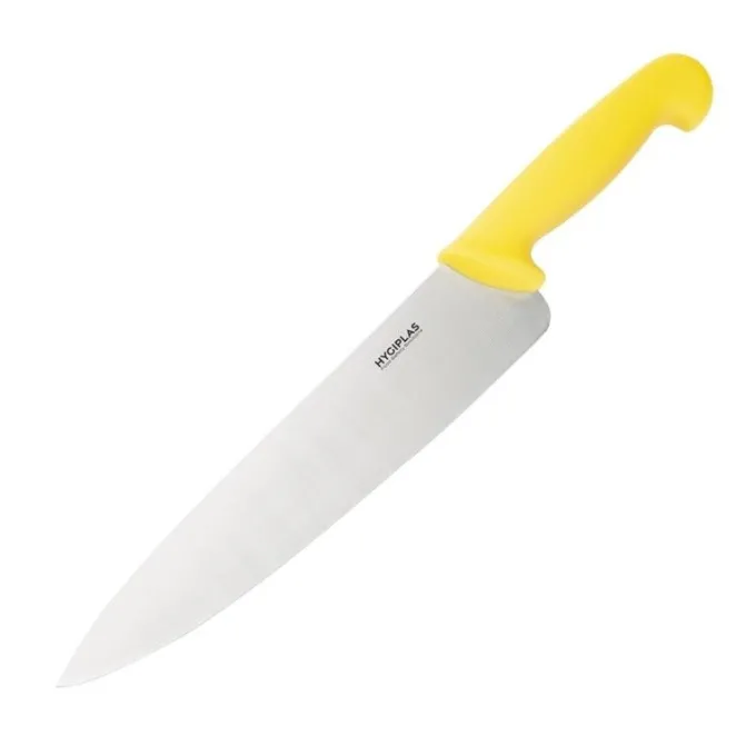 Couteau de Cuisinier Jaune Professionnel 255 mm - Hygiplas