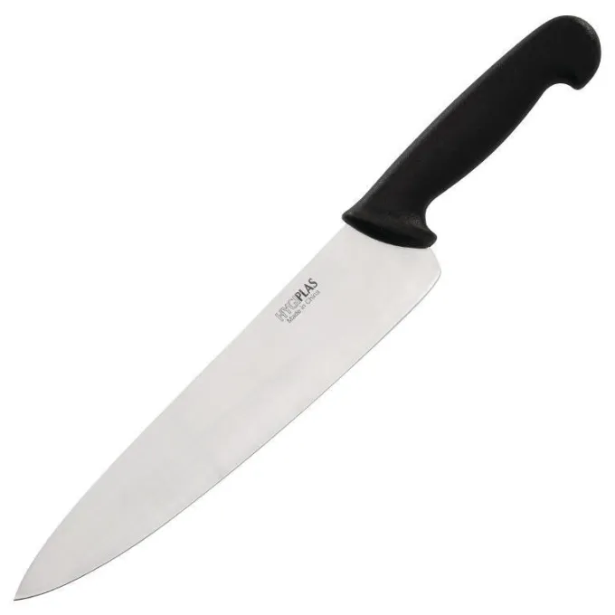 Couteau de Cuisinier 255 mm Noir - Hygiplas