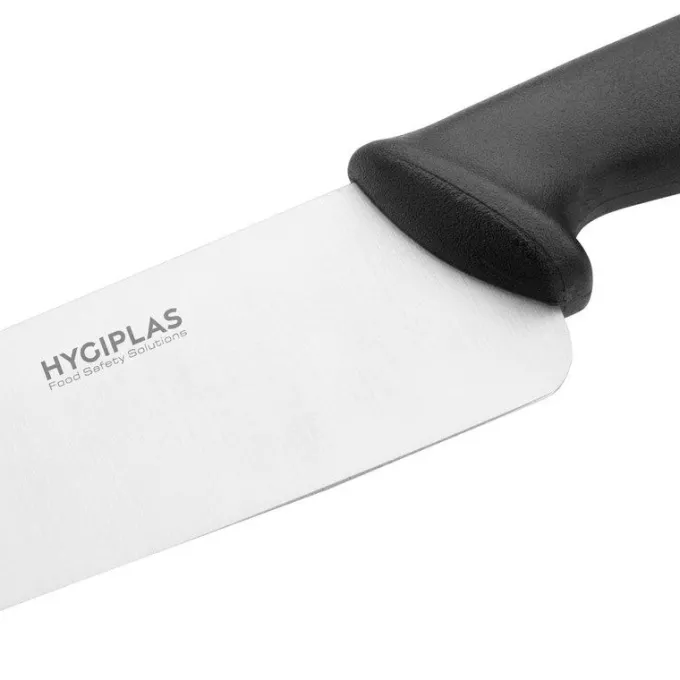 Couteau de Cuisinier 255 mm Noir - Hygiplas