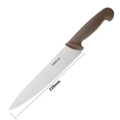 Couteau de Cuisinier Professionnel Marron 215 mm - Hygiplas