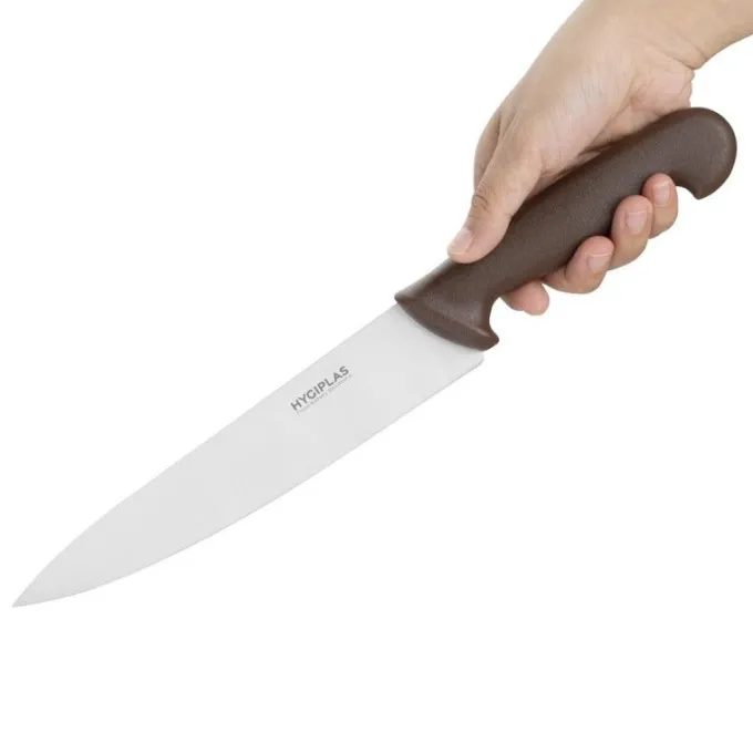 Couteau de Cuisinier Professionnel Marron 215 mm - Hygiplas