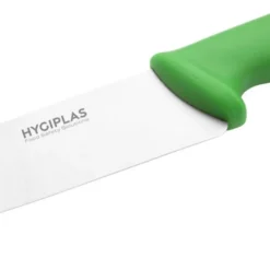 Couteau de Cuisinier Professionnel Vert 215 mm - Hygiplas