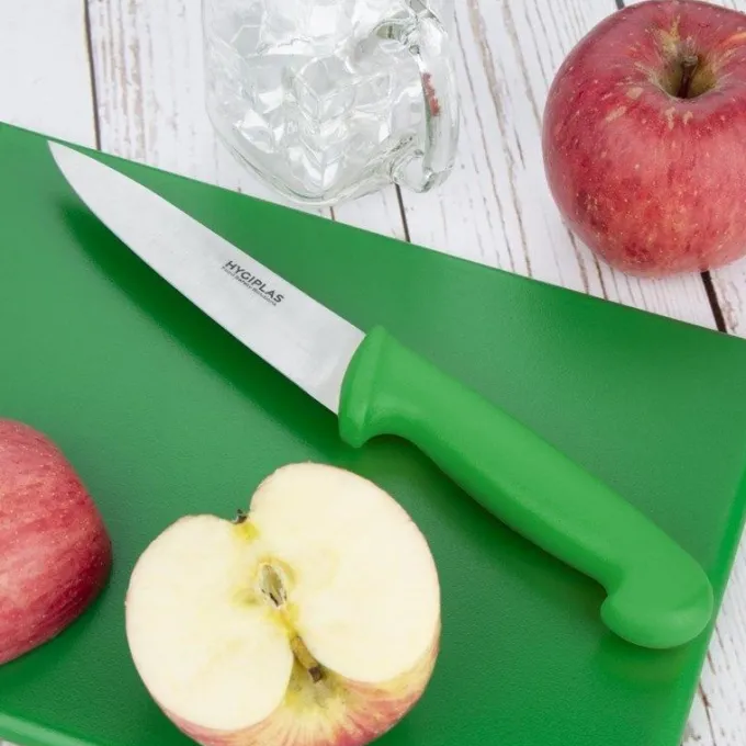 Couteau de Cuisinier Professionnel Vert 160 mm - Hygiplas