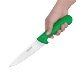 Couteau de Cuisinier Professionnel Vert 160 mm - Hygiplas