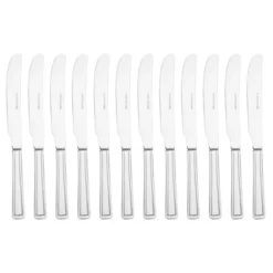 Couteau de Table Manche Plein 228 mm Harley Lot de 12 Olympia