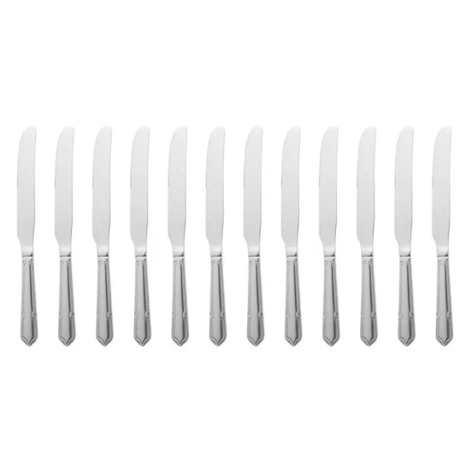 Couteau de Table Manche Plein Dubarry Lot de 12 Olympia