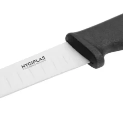 Couteau d'Office Professionnel Alvéolé Noir 125 mm - Hygiplas
