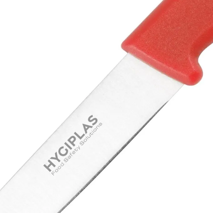 Couteau d'Office Rouge Professionnel 75 mm - Hygiplas