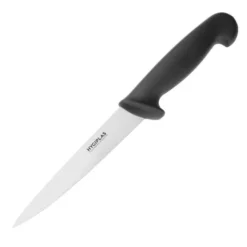 Couteau à Filet Noir 150 mm - Hygiplas