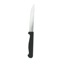Couteau Inox Manche Noir Knife Lot de 200 - Créapak