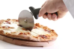 Couteau à pizza Noir (L)230 mm avec clips HACCP - Hendi