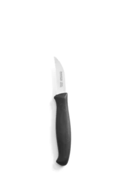 Couteau éplucheur modèle courbé Noir (L)165 mm - Hendi