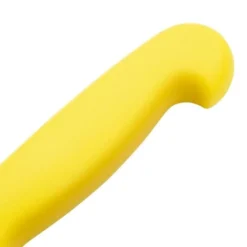 Couteau Pro à Trancher Denté Jaune 255 mm - Hygiplas