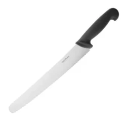 Couteau à Pâtisserie Noir Denté 250 mm - Hygiplas