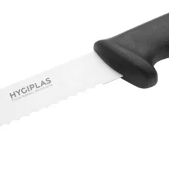 Couteau à Pâtisserie Noir Denté 250 mm - Hygiplas