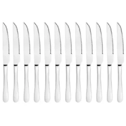 Couteau à Steak Buckingham en Inox L 234 mm Lot de 12 Olympia
