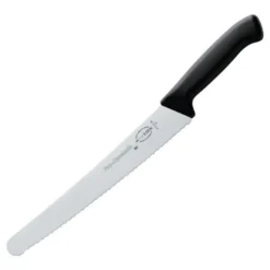 Couteau Tout Usage Professionnel Denté Noir 250 mm - Dick Pro-Dynamic