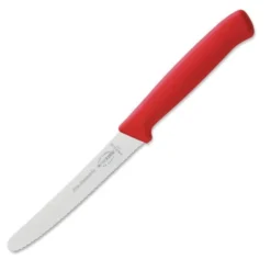 Couteau Universel Professionnel Denté Rouge 110mm - Dick Pro Dynamic