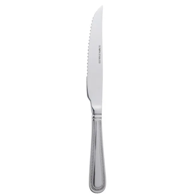 Couteau à Viande 226 mm Bead Lot de 12 Olympia