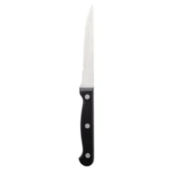Couteau à Viande 215 mm Manche en Bois Noir Lot de 12 Olympia