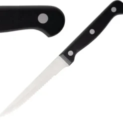 Couteau à Viande 215 mm Manche en Bois Noir Lot de 12 Olympia