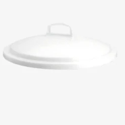 Couvercle avec poignée pour poubelle ronde 50 L - blanc - Gilac