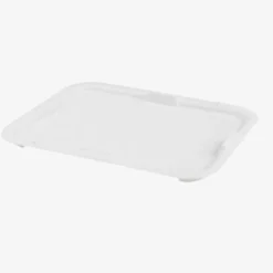 Couvercle bac à diviseuse rectangulaire 600 x 400 - 13 L - blanc - Gilac