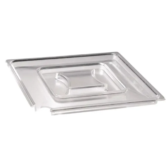 Couvercle carré transparent empilable Float - APS 190 mm