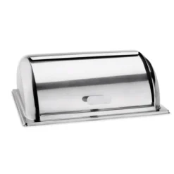 Couvercle de roll-top GN en Acier au nickel-chrome H 180 mm - Was Germany