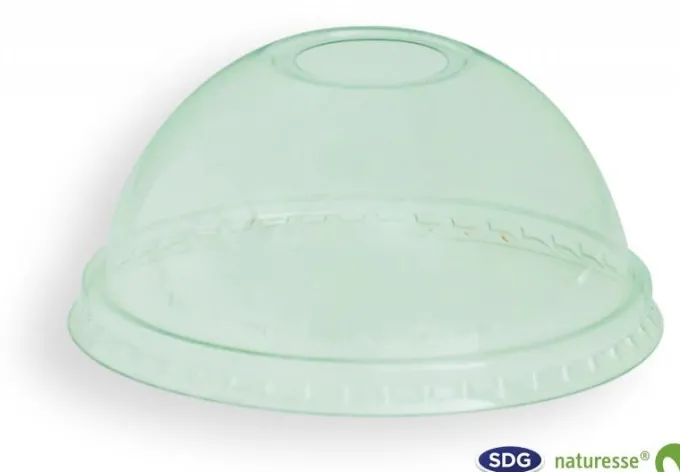 Couvercle Dôme PLA sans Trou pour Gobelet - SDG - Lot de 1200